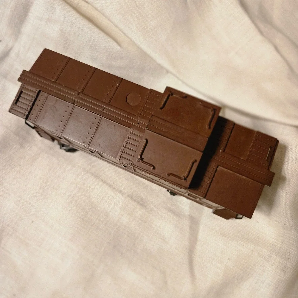 VTG Lionel Postwar O27 Brown Caboose 6017 Toy Train Rolling Stock Model Railroad